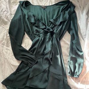 Xtra Small Dark Green Express Dress